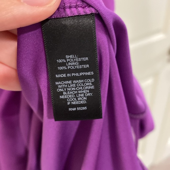 Fun purple mini dress - Picture 5 of 5